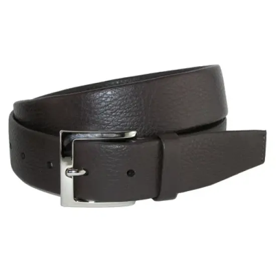 CrookhornDavis Men's Parma Buttercalf Grain Tubular Leather Dress Belt image {4}