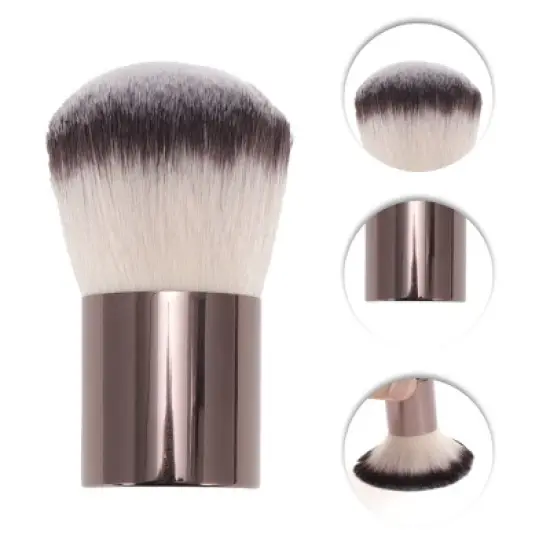 Unique Bargains Durable Loose Powder Brush Brown 1 Pc image {2}