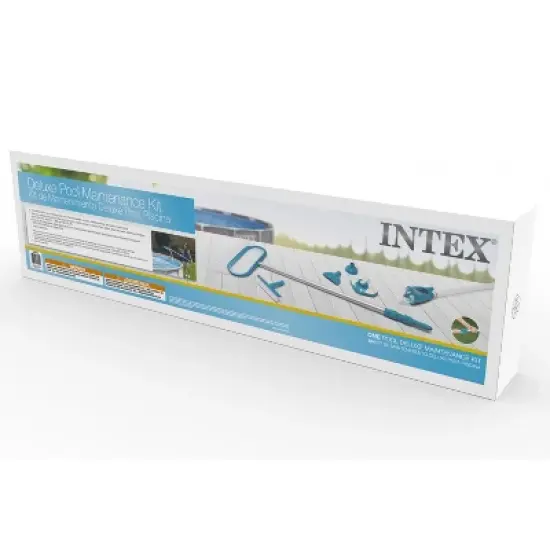 Intex Deluxe 28003E Cleaning Maintenance Swimming Pool Kit with Vacuum & Pole image {2}