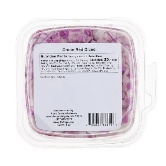 Crazy Fresh Diced Red Onion - 6oz image {2}