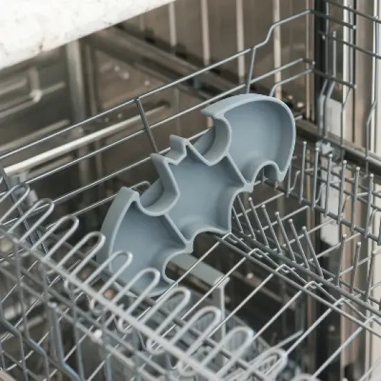 Bumkins DC Comics Batman Grip Dish - Gray image {8}