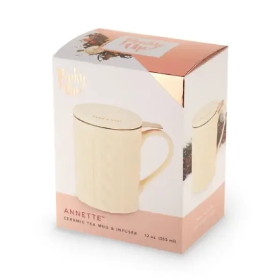 Pinky Up Annette Ceramic Tea Mug, 12 oz image {5}