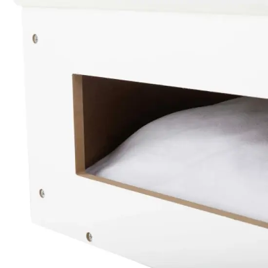 PETMAKER 29.5x28in Indoor Dog House, White image {11}
