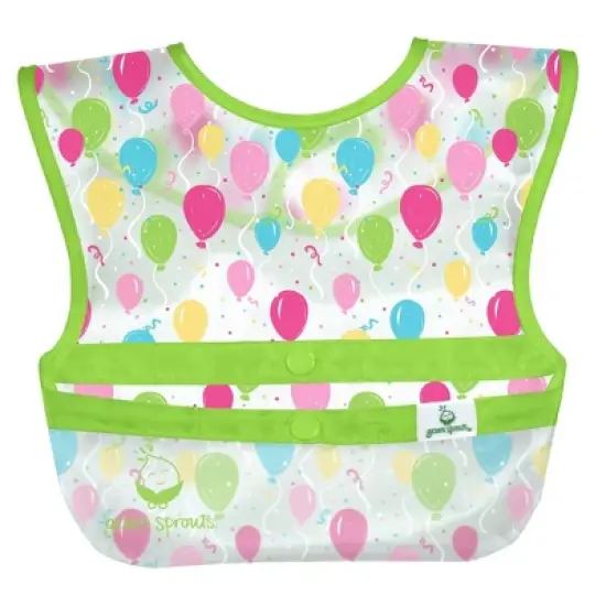 green sprouts Snap & Go Wipe-Off Bibs Cupcakes 9-18 Months Pink - 3pk image {7}