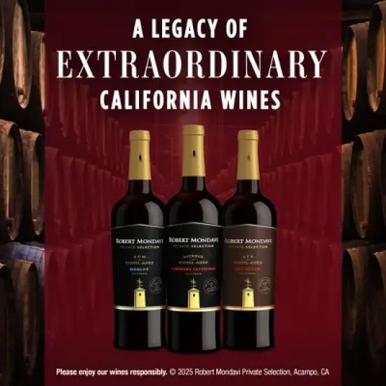 Robert Mondavi Private Selection Bourbon Barrel Aged Cabernet Sauvignon Red Wine - 750ml Bottle image {5}