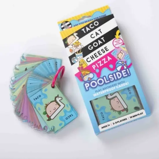 Dolphin Hat Games Taco Cat Goat Cheese Pizza Poolside Edition Card Game: Creative Thinking Party Game image {8}