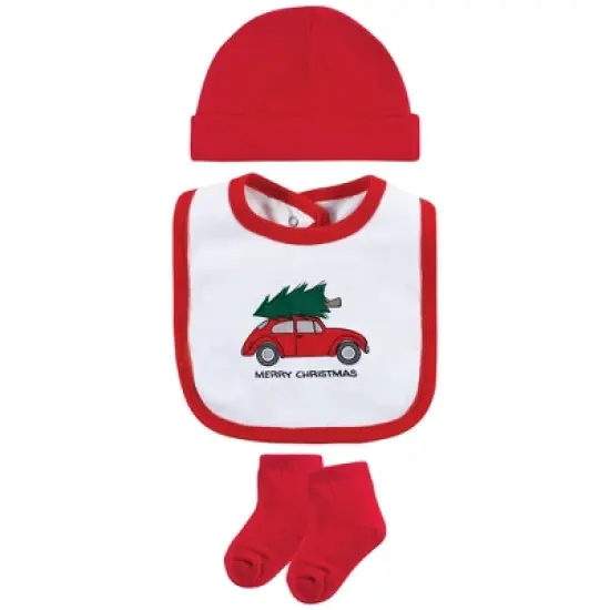 Hudson Baby Unisex Baby Cotton Layette Set, Christmas Scene image {2}