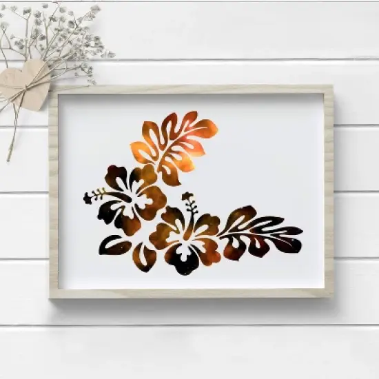 Craftopia Galaxy Space Patterned Vinyl Squares, 5 Pack, Orange image {1}