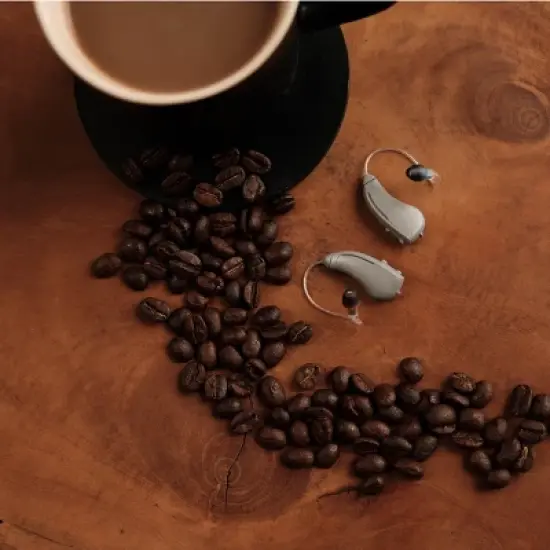 Lexie B1 OTC Hearing Aids Powered by Bose - Self-fitting OTC Hearing Aids for Adults and Seniors| Replaceable Batteries (Light Gray) image {2}