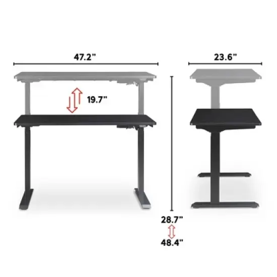 Ergo Electric Height Adjustable Standing Desk - True Seating image {8}