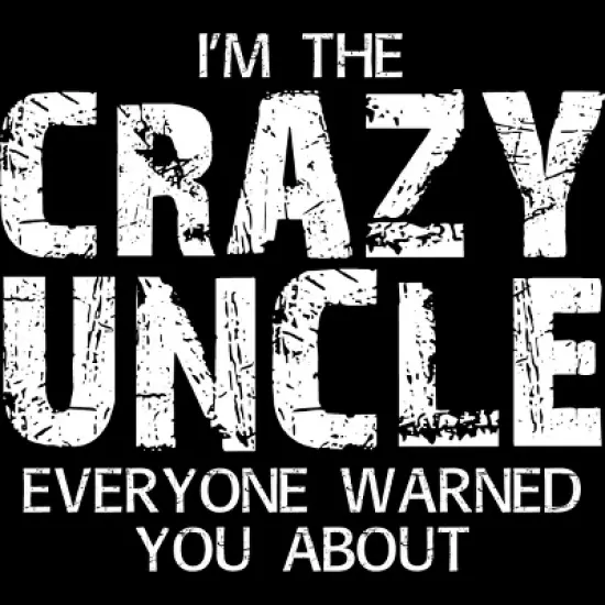 Men's Design By Humans The Crazy Uncle Everyone Warned You By ZeusSE Tank Top image {1}