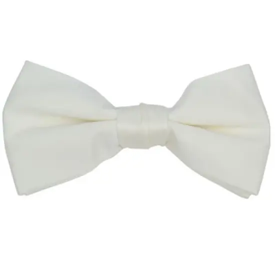 Men's Pre-tied Adjustable Length Bow Tie - Formal Tuxedo Solid Color image {5}