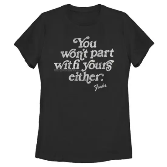 Women's Fender You Won't Part With Yours T-Shirt image {3}