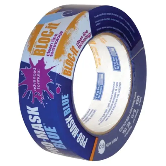 IPG Pro-Mask 1.50 in. W X 60 yd L Blue Masking Tape (Case of 20) image {1}