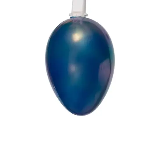 Northlight 10-Count Pearl Multi-Colored Easter Egg String Light Set, 7.25ft White Wire image {4}