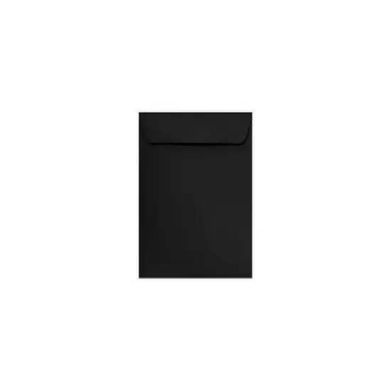LUX 6.5" x 9.5" Open End Envelopes 50/Pack Midnight Black (LUX-1645-56-50) image {2}