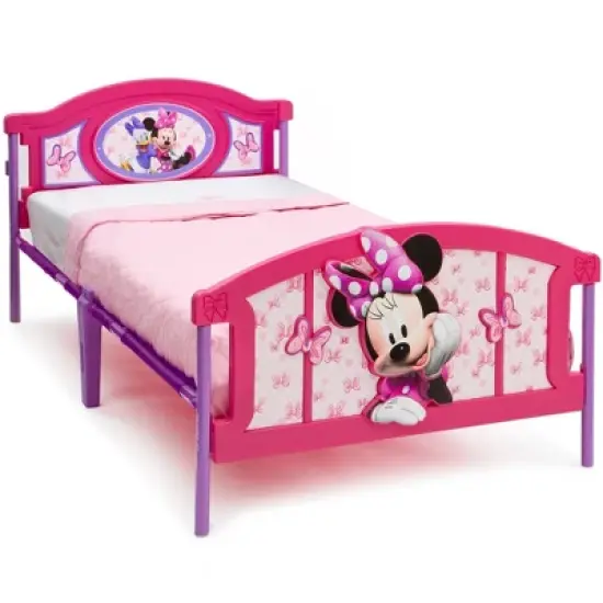 Twin Disney Minnie Mouse Plastic 3D Bed - Delta Children image {2}