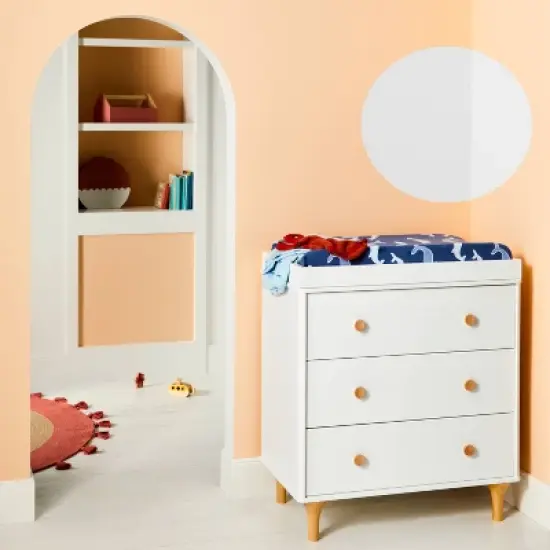 Plush Changing Pad Cover Sleepy Tides - Cloud Island&trade; image {1}