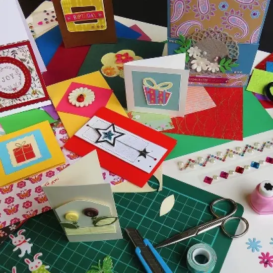 Hamilco Colored Cardstock Paper 11" x 17" Pearly Purple Color Card Stock Paper 50 Pack image {5}