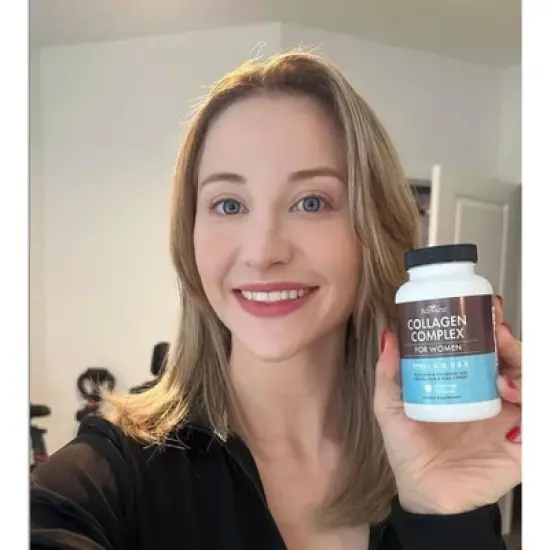 Collagen Complex Supplement for Women, Multi Collagen Supplement for Hair, Skin & Nails Support, Bioschwartz, 135ct image {3}