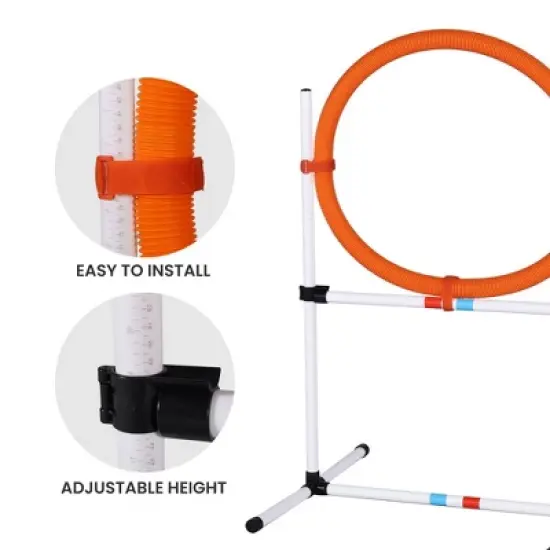 3PC/6Pack  Dog Agility Equipment Set, Obstacle Course Exercise for Dog image {6}