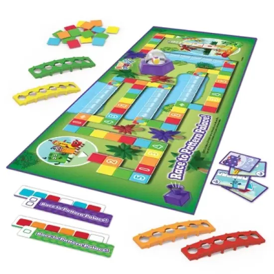 hand2mind Numberblocks Pattern Palace Board Game image {1}