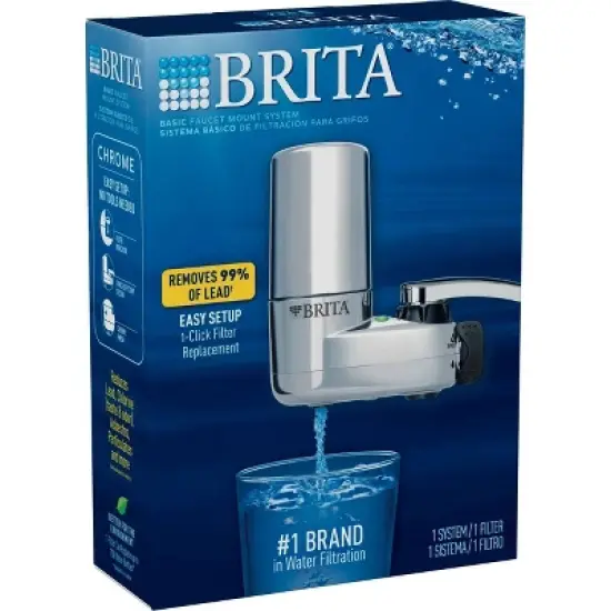 Brita Tap Water Faucet Filtration System - Chrome image {4}