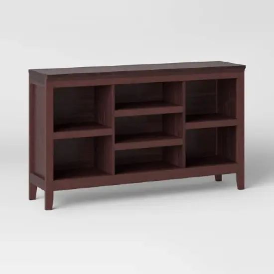 32" Carson Horizontal Bookcase with Adjustable Shelves - Threshold image {6}
