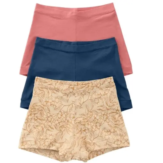 Leonisa  Simply Comfortable 3-Pack Stretch Cotton Boyshort Panties - image {6}