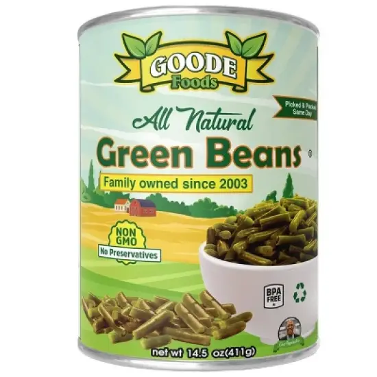 Goode Foods All Natural Cut Green Beans - 14.5oz image {8}