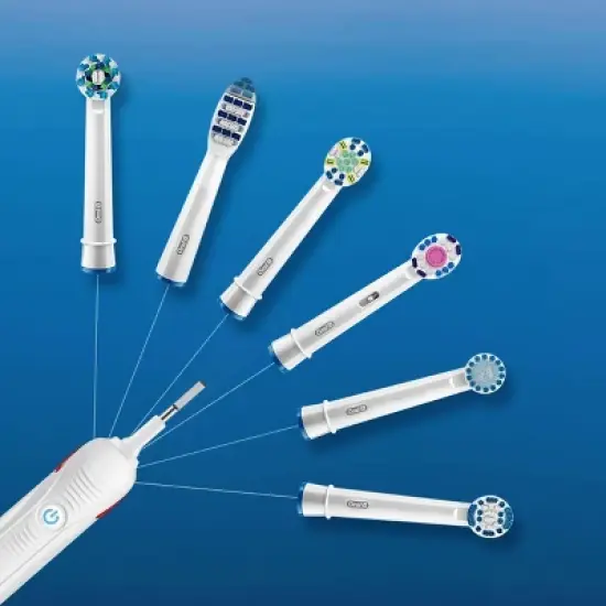 Oral-B 1500 CrossAction Electric Power Rechargeable Battery Toothbrush Powered by Braun image {5}