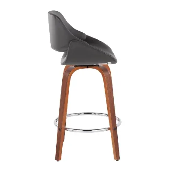 Set of 2 Fabrico Height Barstools - LumiSource
 image {2}