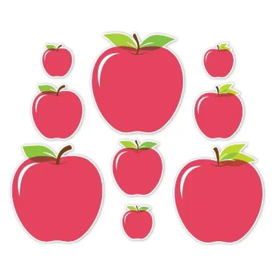 Creative Teaching Press&reg; Apple Time Apples Designer Cut-Outs, 3 Sizes, Pack of 36 image {2}