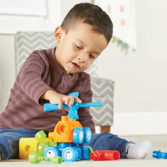 Learning Resources 1-2-3 Build It! Robot Factory image {3}