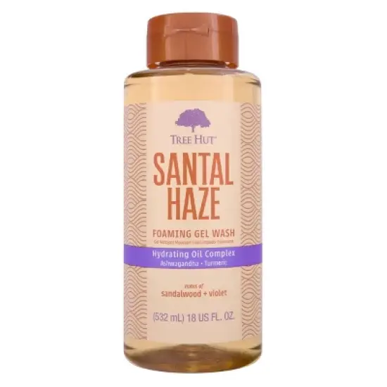 Tree Hut Foaming Gel Body Wash - Santal Haze - 18 fl oz image {10}