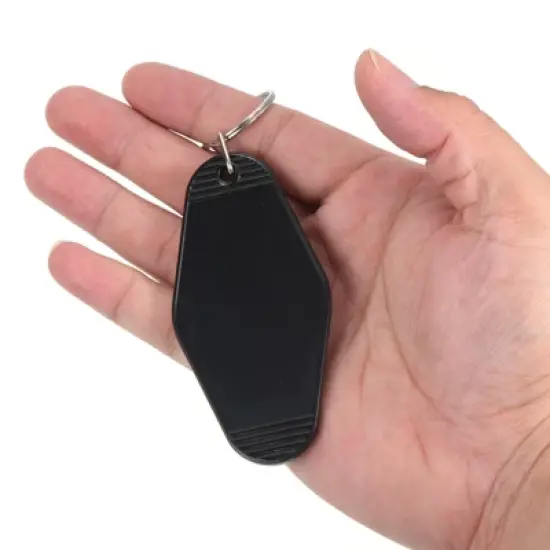 Unique Bargains Blank Vintage Motel Hotel Keychains Key Tag 10 Pcs image {3}