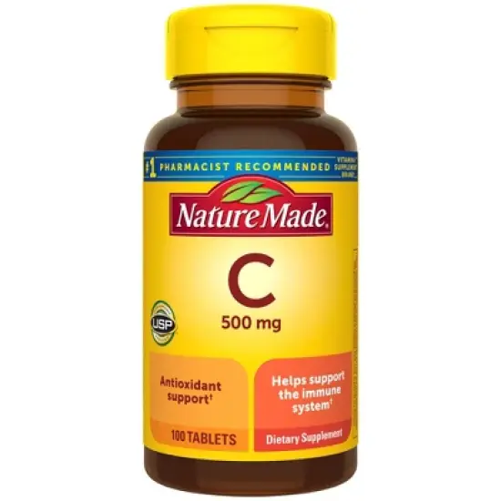 Nature Made Vitamin C 500mg Tablet - 100ct image {10}