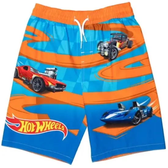 Hot Wheels Pullover Rash Guard and Swim Trunks Outfit Set Toddler to Big Kid  image {3}
