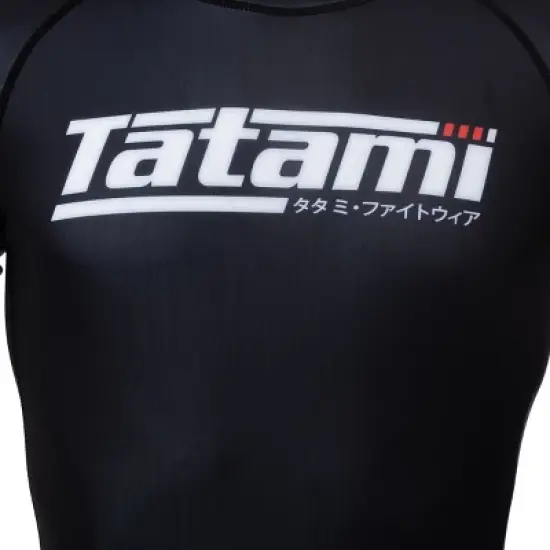 Tatami Fightwear Recharge Short Sleeve Rashguard - Black image {3}
