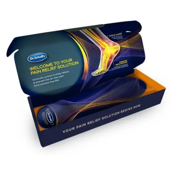 Dr. Scholl's Performance Sized-to-Fit Plantar Fasciitis Insoles - 1 Pair image {1}