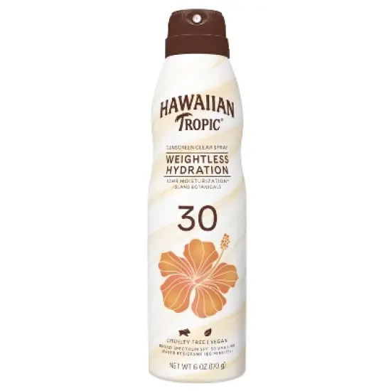 Hawaiian Tropic Silk Hydration Weightless Sunscreen C-Spray - 6oz image {9}