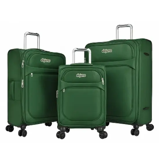 World Traveler Dejuno Cirrus 3-Piece Lightweight Expandable Spinner Luggage Set image {4}