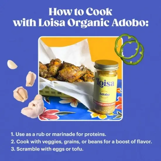 Loisa Organic Adobo Seasoning - 2.9oz image {6}