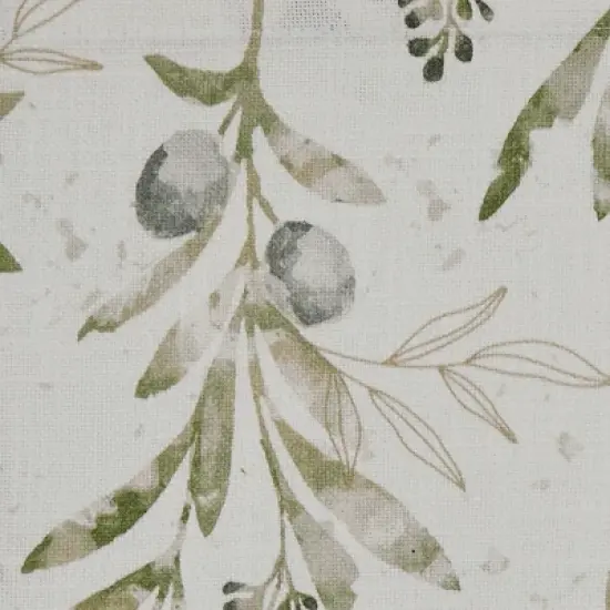 Split P Olive Leaves Table Runner 14" X 54" image {2}