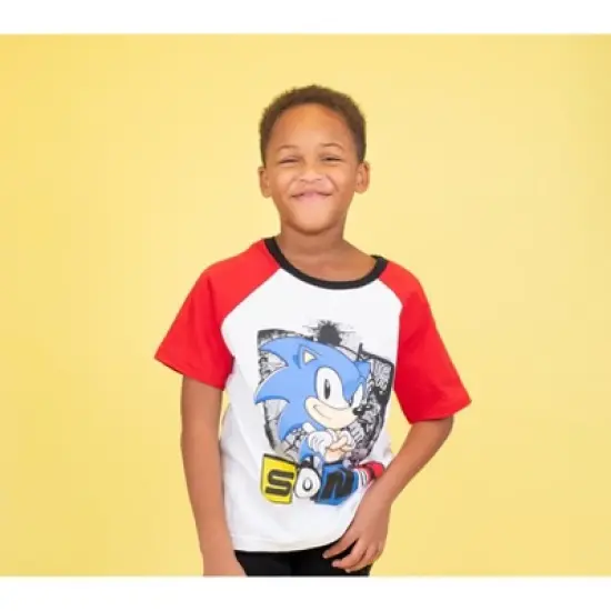 SEGA Sonic the Hedgehog T-Shirt French Terry Shorts Set image {1}