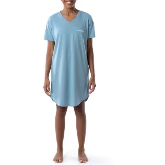 Wrangler Women's and Women's Plus V-Neck Nightgown image {5}