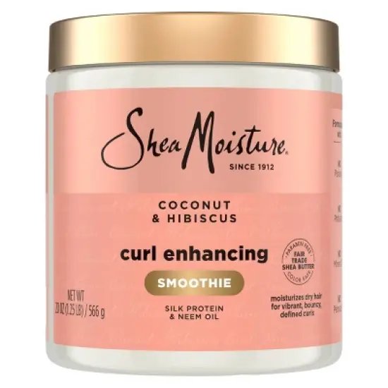 SheaMoisture Smoothie Curl Enhancing Cream for Thick Curly Hair Coconut and Hibiscus image {11}