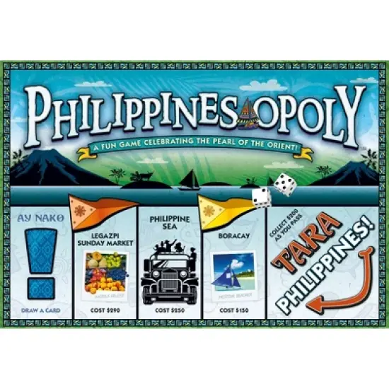Late For The Sky: Philippines-Opoly Monopoly Board Game image {6}