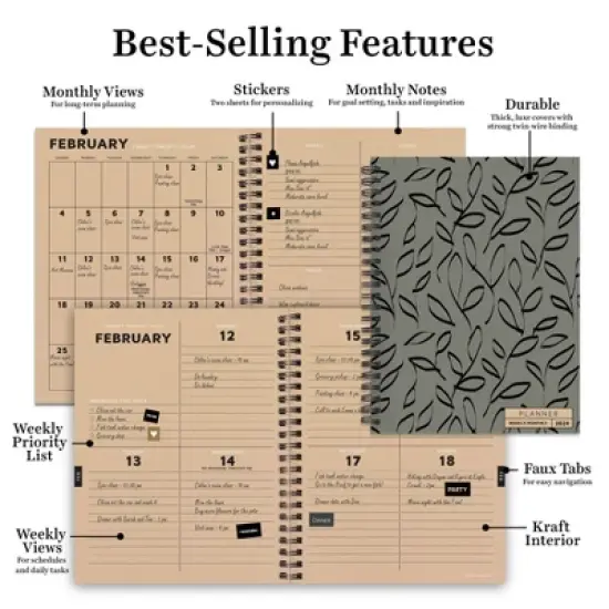 TF Publishing 2024 Weekly/Monthly Planner 8"x6.5" Leaflet image {6}