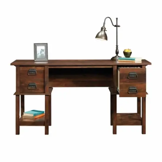Viabella Desk Dark Brown - Sauder image {15}